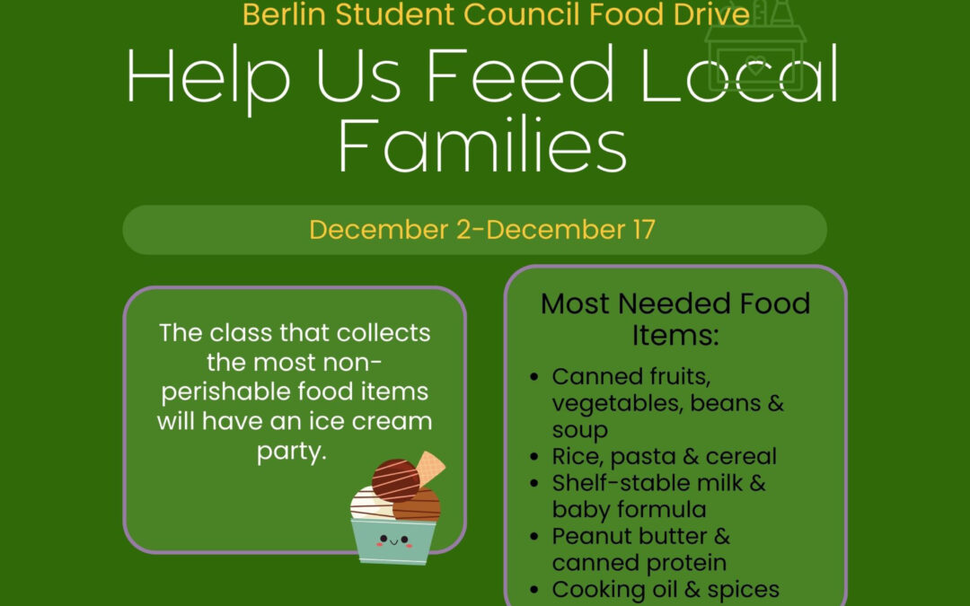 BMHS Student Council Hosts Food Drive