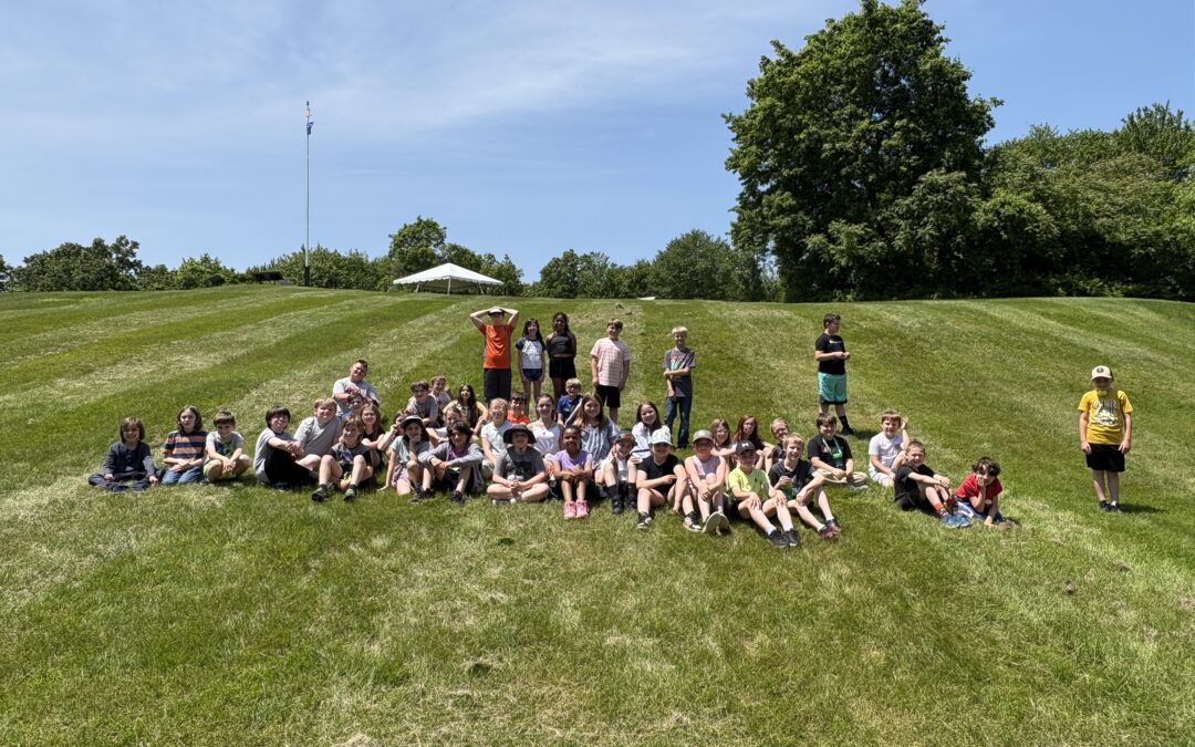 BES 4th Grade Mountaineers Step Back in Time on the Bennington Battlefield