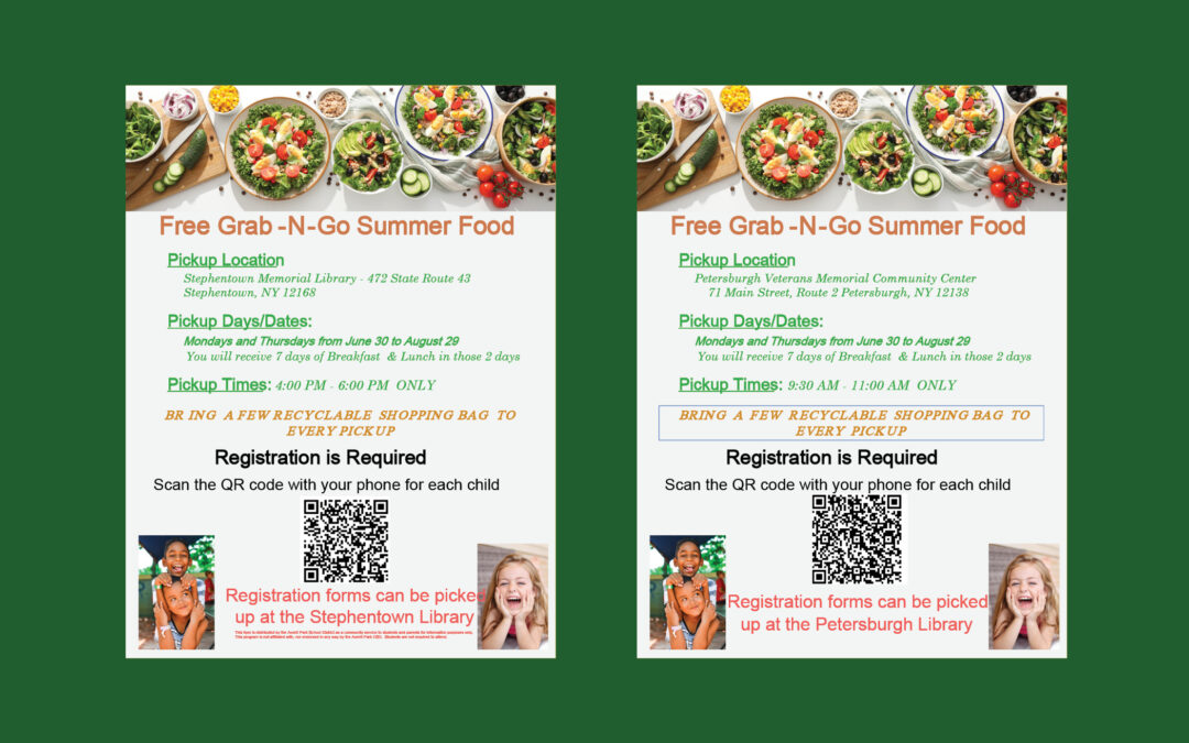 Free Grab -N-Go Summer Food Community Program