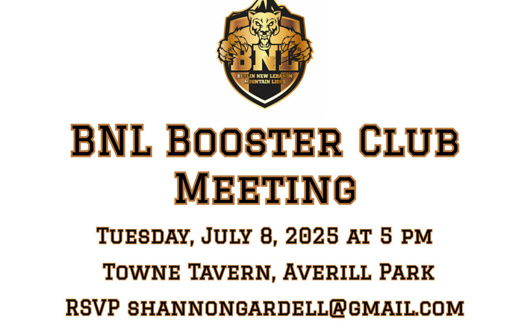 BNL Booster Club Meeting 7/8