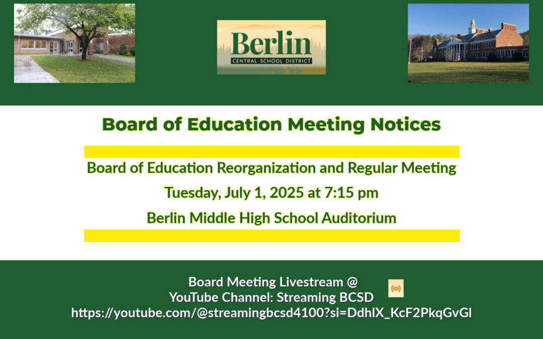 BOE Meeting Notices