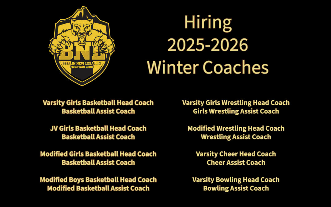 BNL Hiring for Winter Coaching Positions