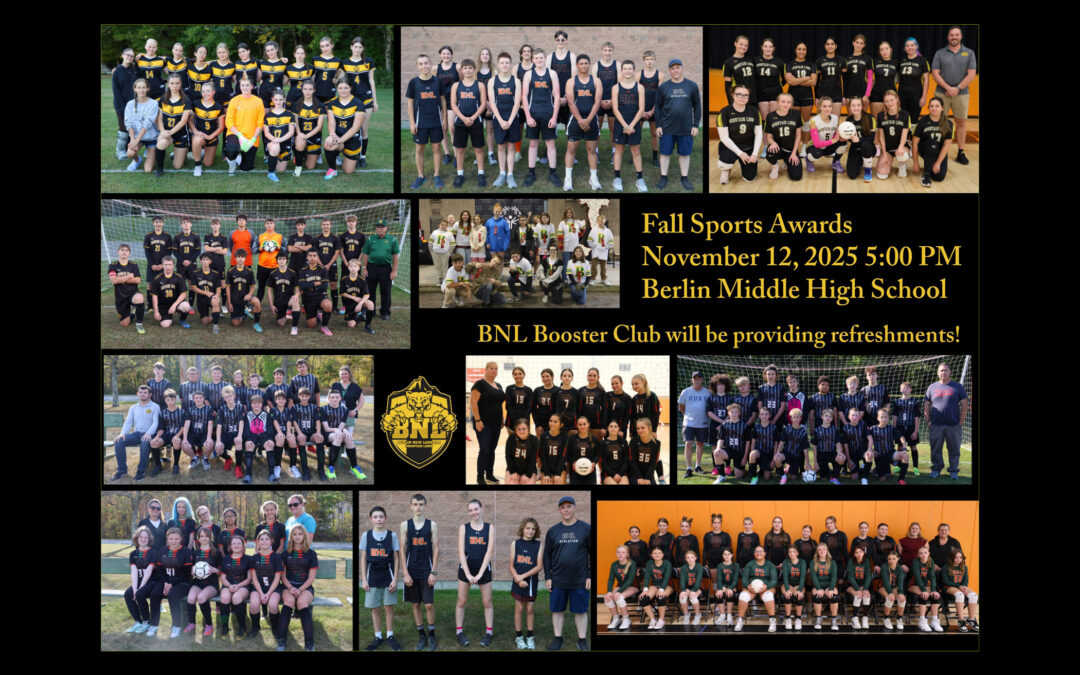 BNL Athletics Fall Sports Awards 11/12