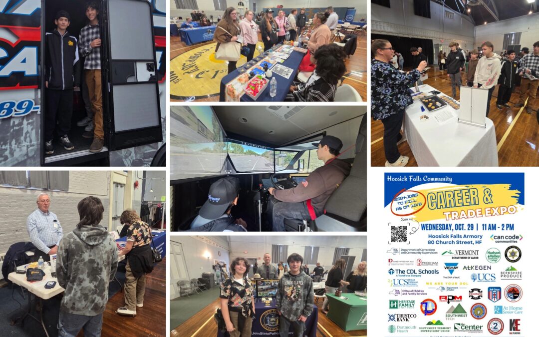Berlin High Mountaineers Attend Hoosick Falls Community Career & Trade Expo
