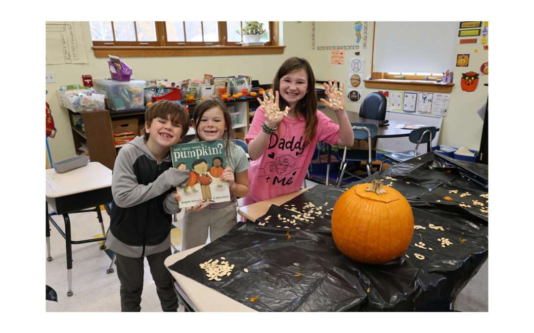 Third Grade Mountaineers Enjoy Thematic Math Lesson With Pumpkins