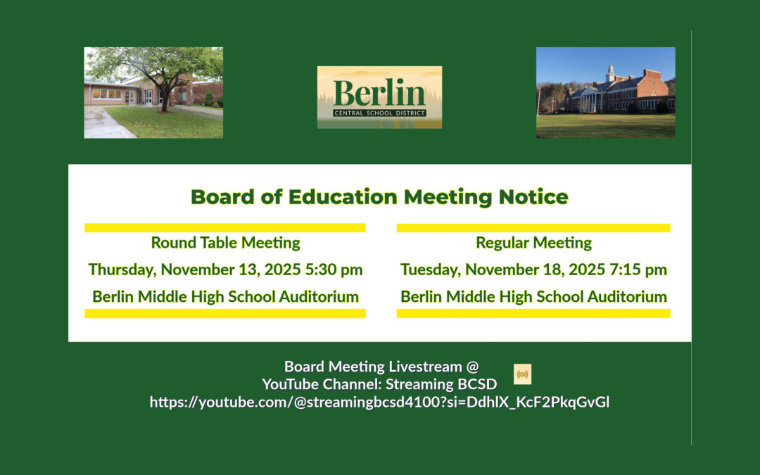 BOE Meeting Notices