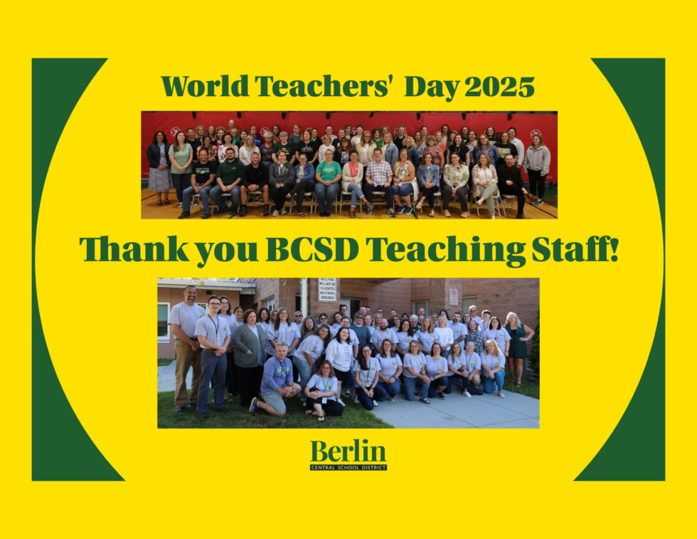 World Teachers' Day 2025 | Berlin Central School District