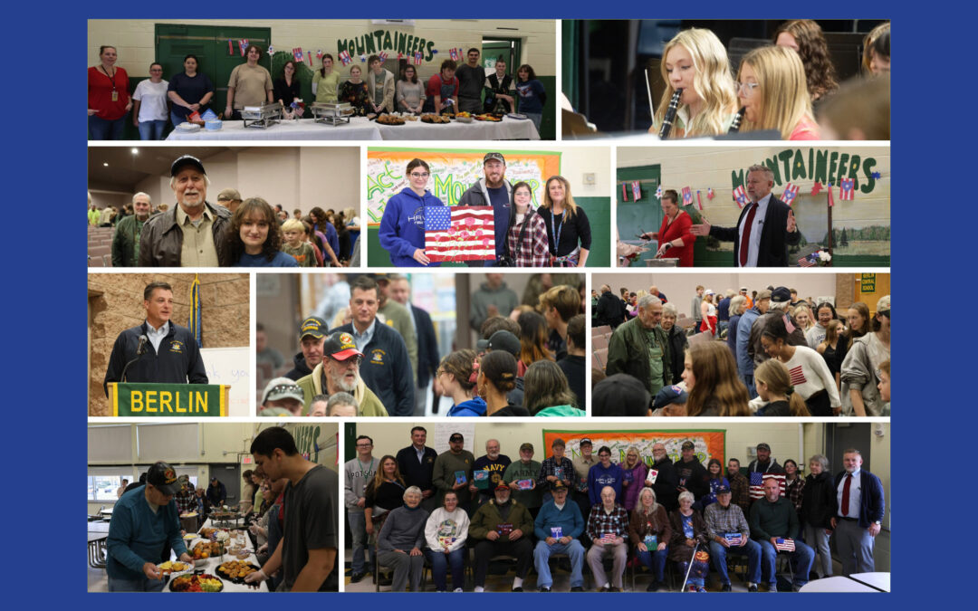 Berlin Middle High School Hosts 14th Annual Veterans Day Assembly and Breakfast