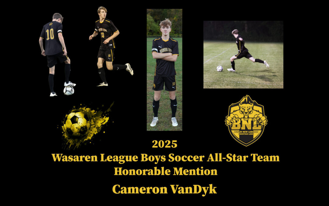 Berlin Senior Cameron VanDyk – All-Star Team Honorable Mention