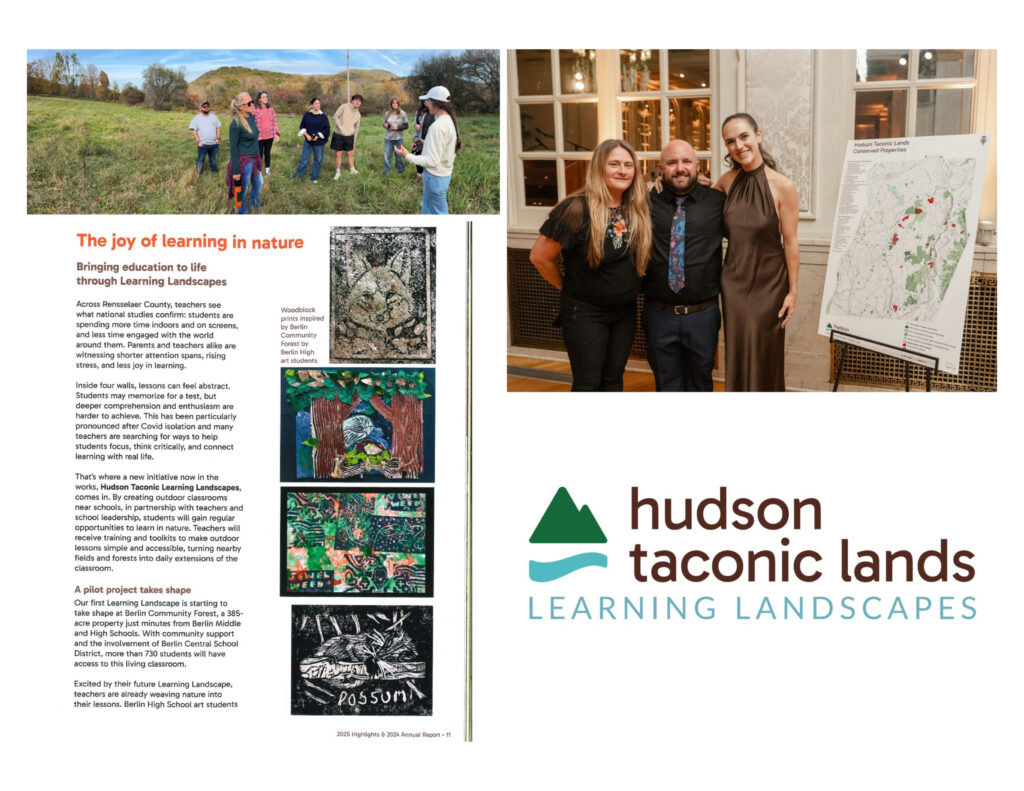 Berlin CSD & Hudson Taconic Lands Partner for First Learning Landscape in Rensselaer County