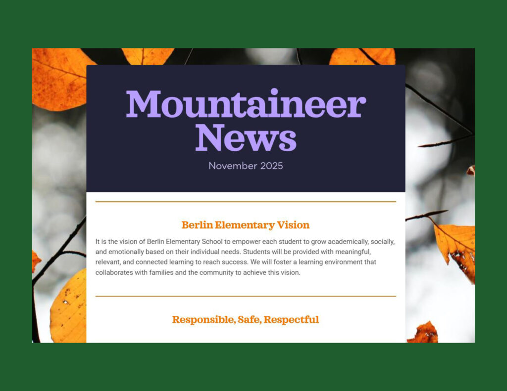BES’ November Mountaineer News Is Available!