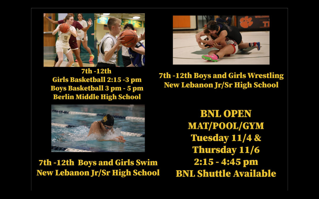 BNL Open Mat/Pool/Gym 11/4 & 11/4