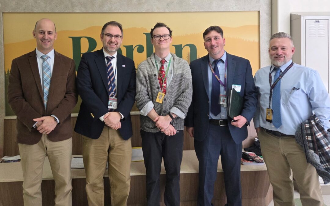 NYSED Visits Berlin High School To See Civic Seal Program in Action