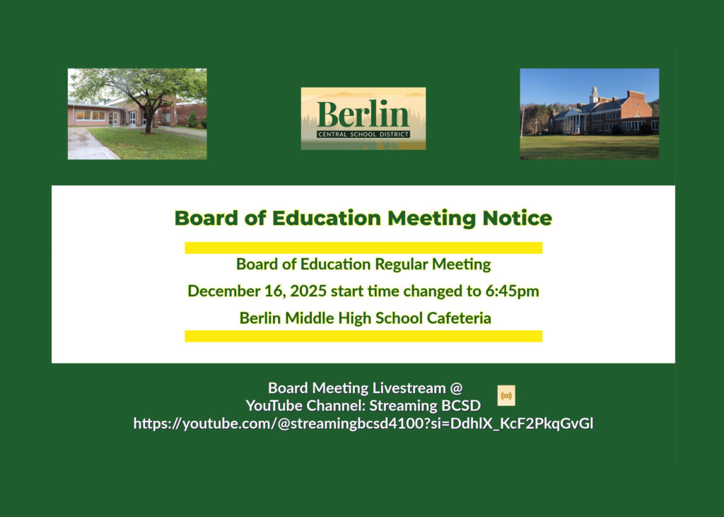 BOE Meeting Notices