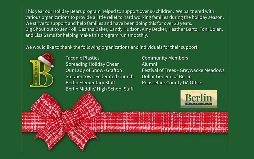 Helping Hands Holiday Bears Supports Over 90 Mountaineers