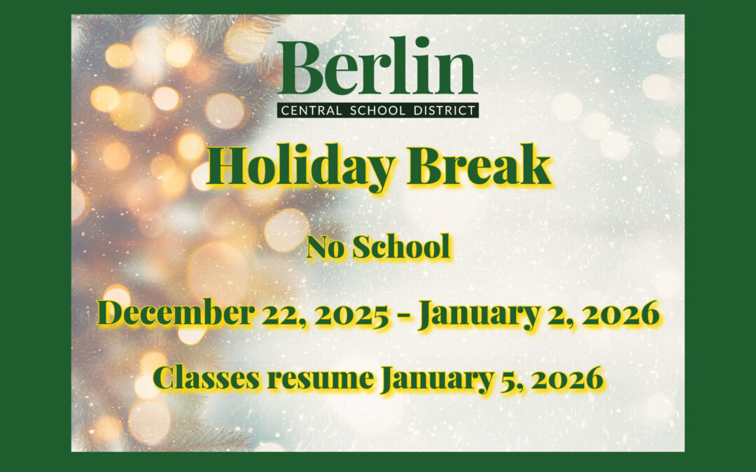 Berlin CSD Holiday Break 12/22/25 – 1/2/26