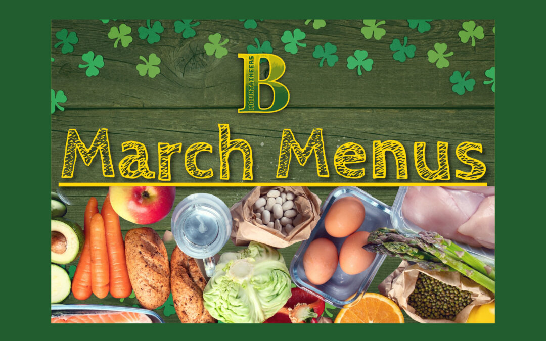 March Menus