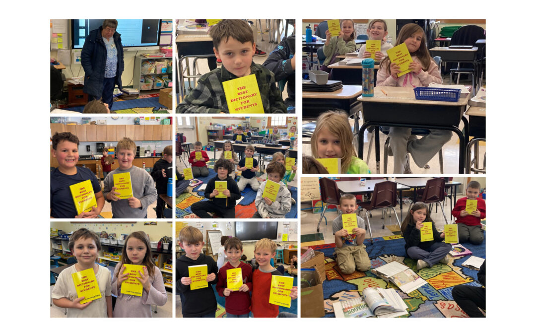 Local Grange Gifts Dictionaries to 3rd Grade Mountaineers