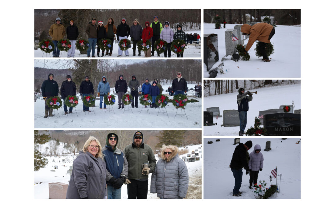 Mountaineers Participate in Wreaths Across America Ceremony