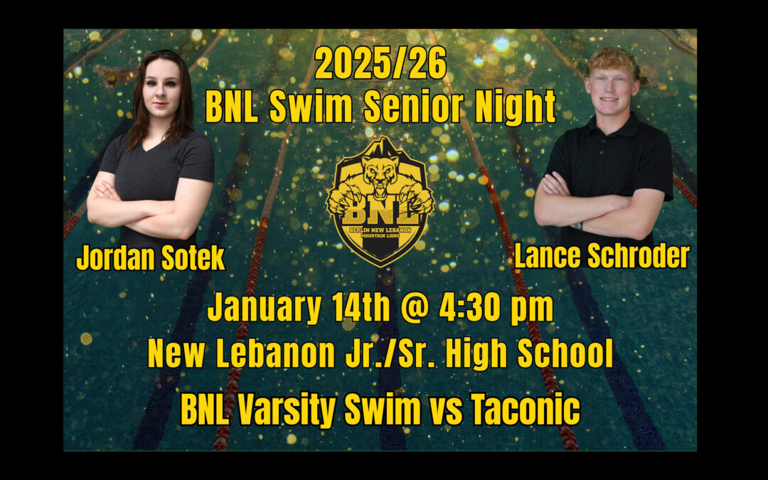 BNL Swim Senior Night 1/14