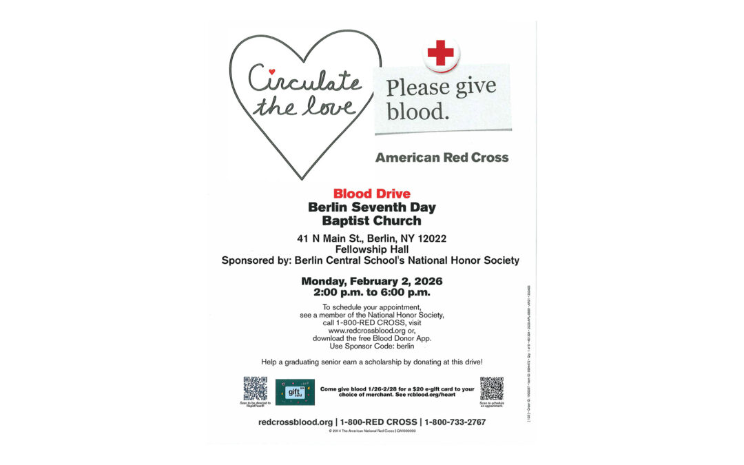 Blood Drive 2/2 BHS’ National Honor Society