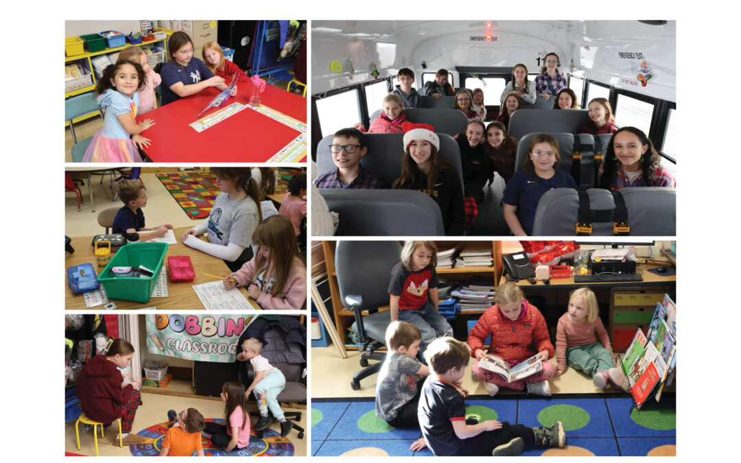 MS Student Council Create Relationships at BES Through Reading