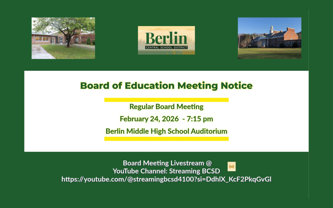 BOE Meeting Notices