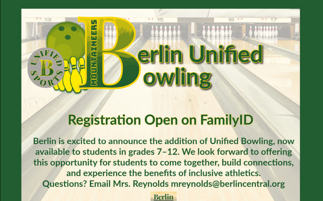 Berlin Unified Bowling Registration Open