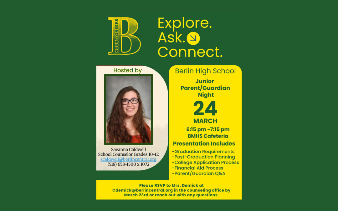 Junior Parent/Guardian Night 3/24