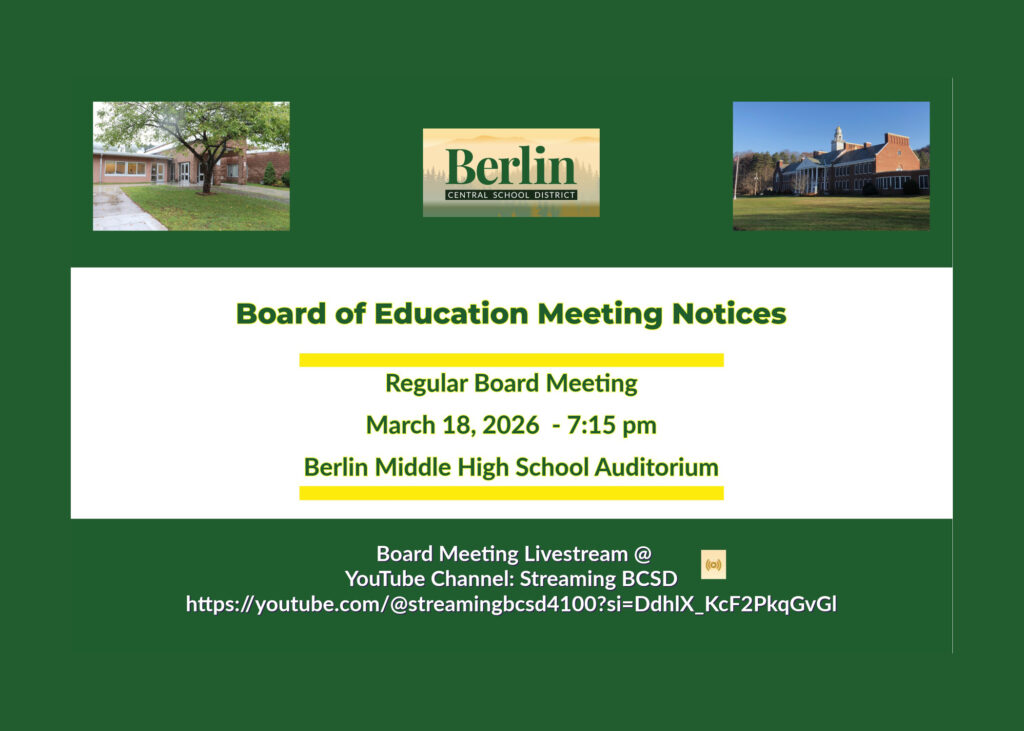 BOE Meeting Notices