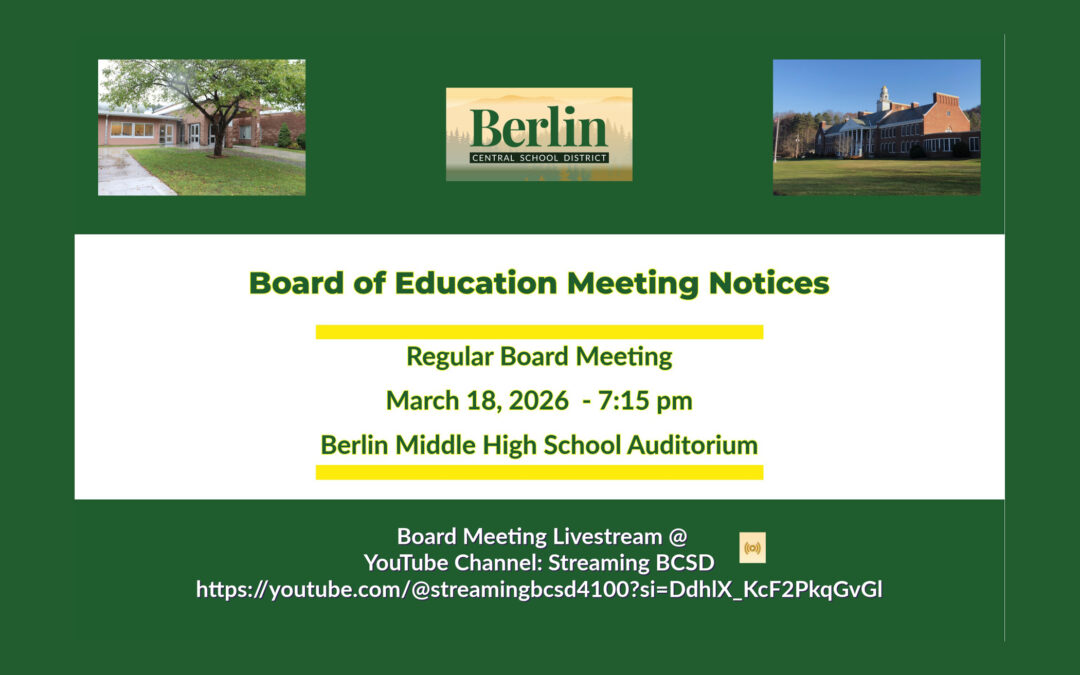 BOE Meeting Notices