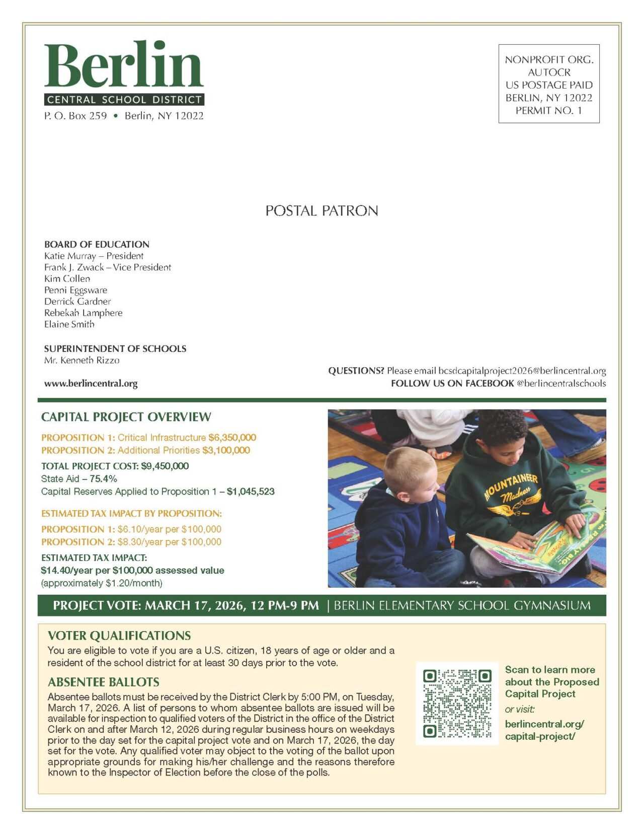 Capital Project Information and Updates | Berlin Central School District