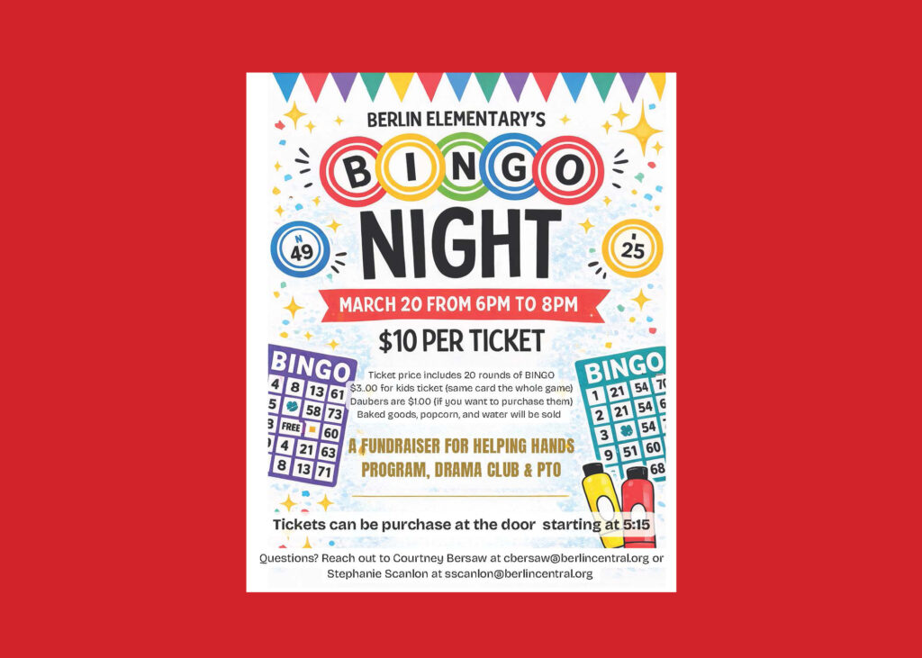 Community Bingo Night 3/20