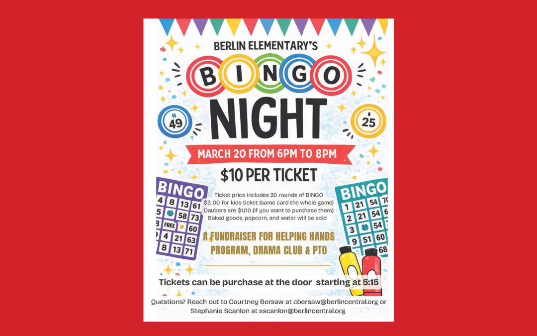 Community Bingo Night 3/20