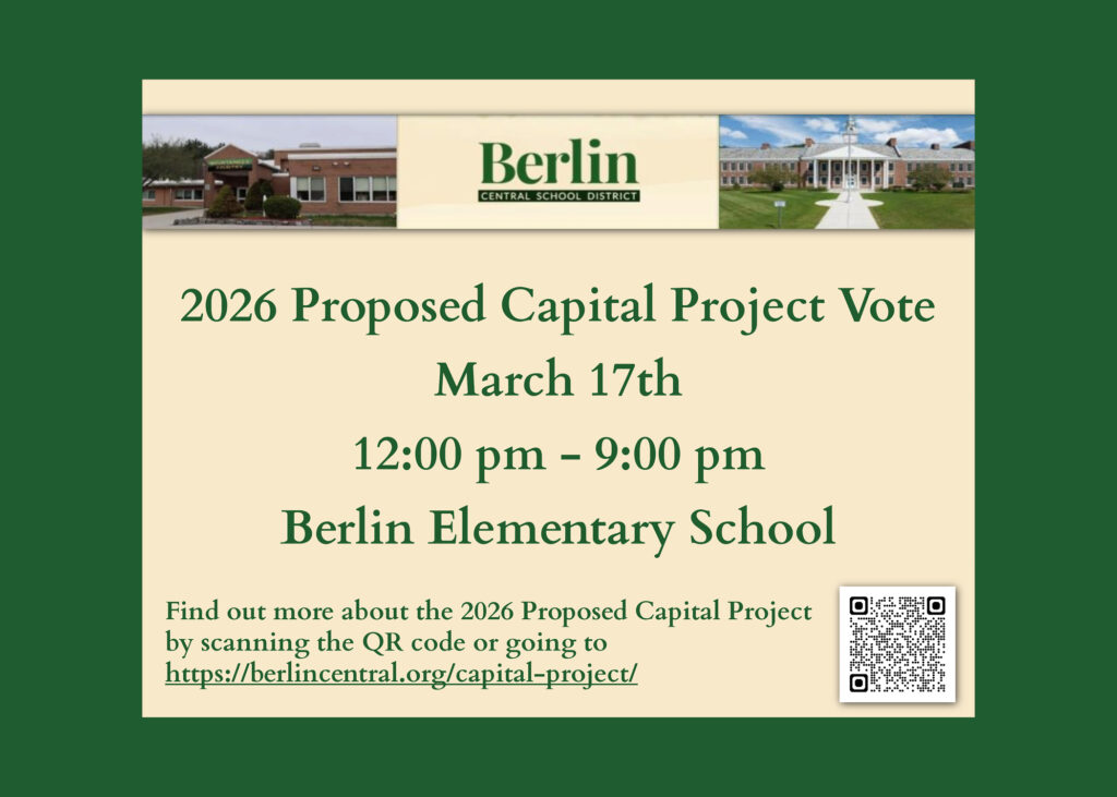 Proposed Capital Project Vote 3/17/26 12:00 pm – 9:00 pm