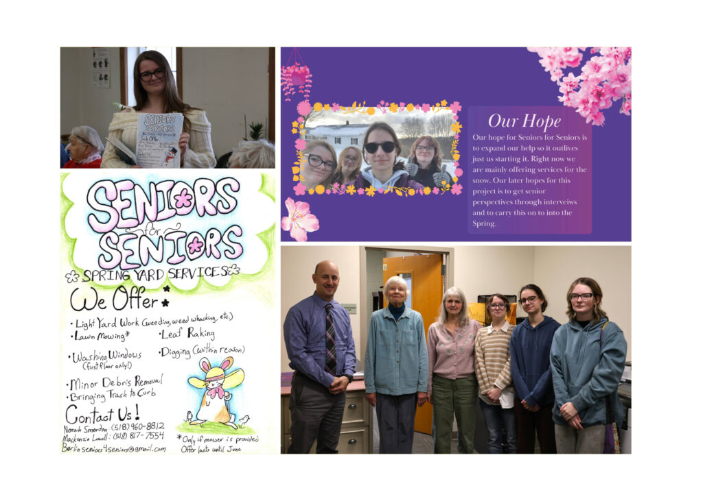 NYSED Spotlight Senior for Senior Civic Seal Service Learning Project