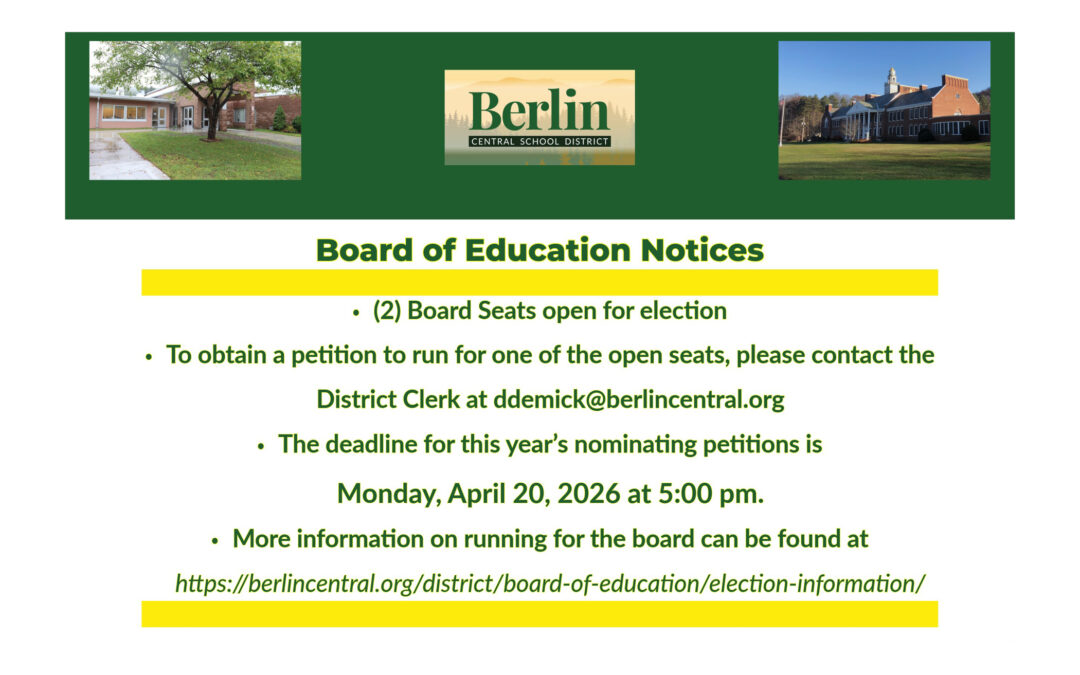 Interested in Running for the BCSD Board of Education?