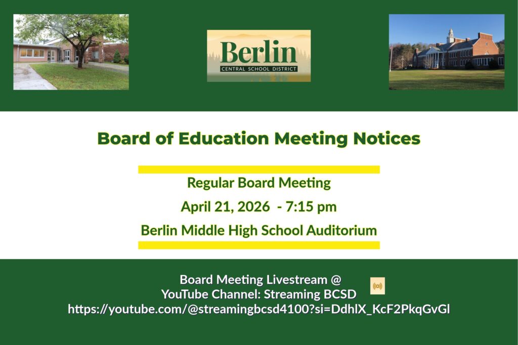 BOE Meeting Notices