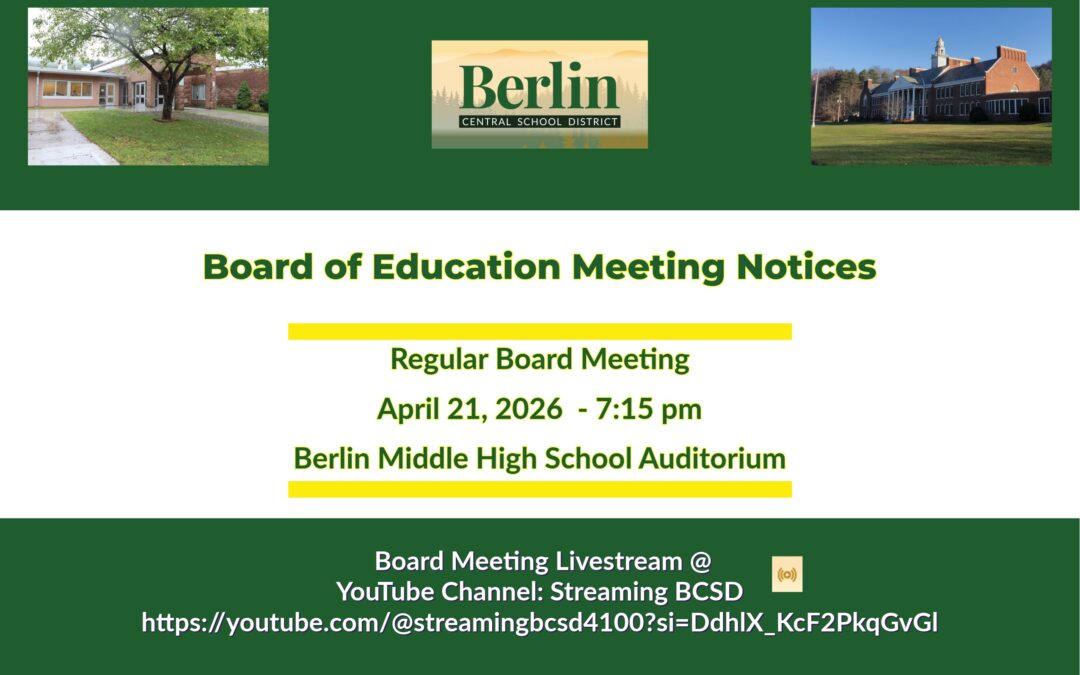 BOE Meeting Notices