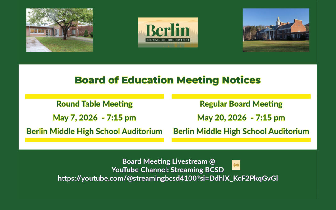 BOE Meeting Notices