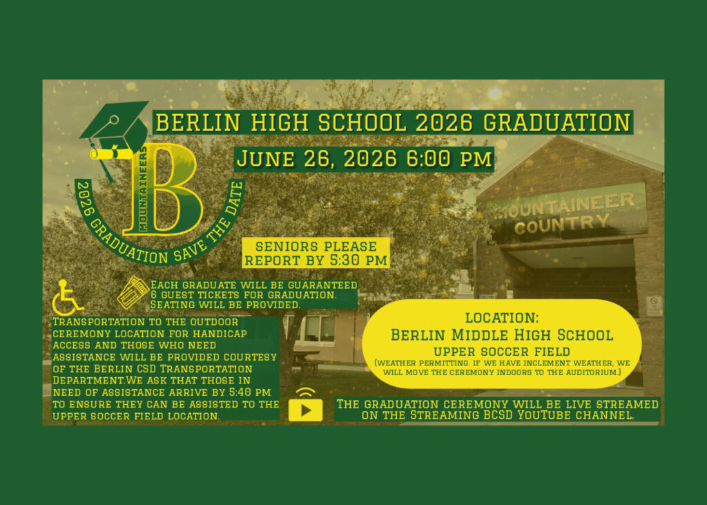 Berlin High School 2026 Commencement Ceremony 6/26