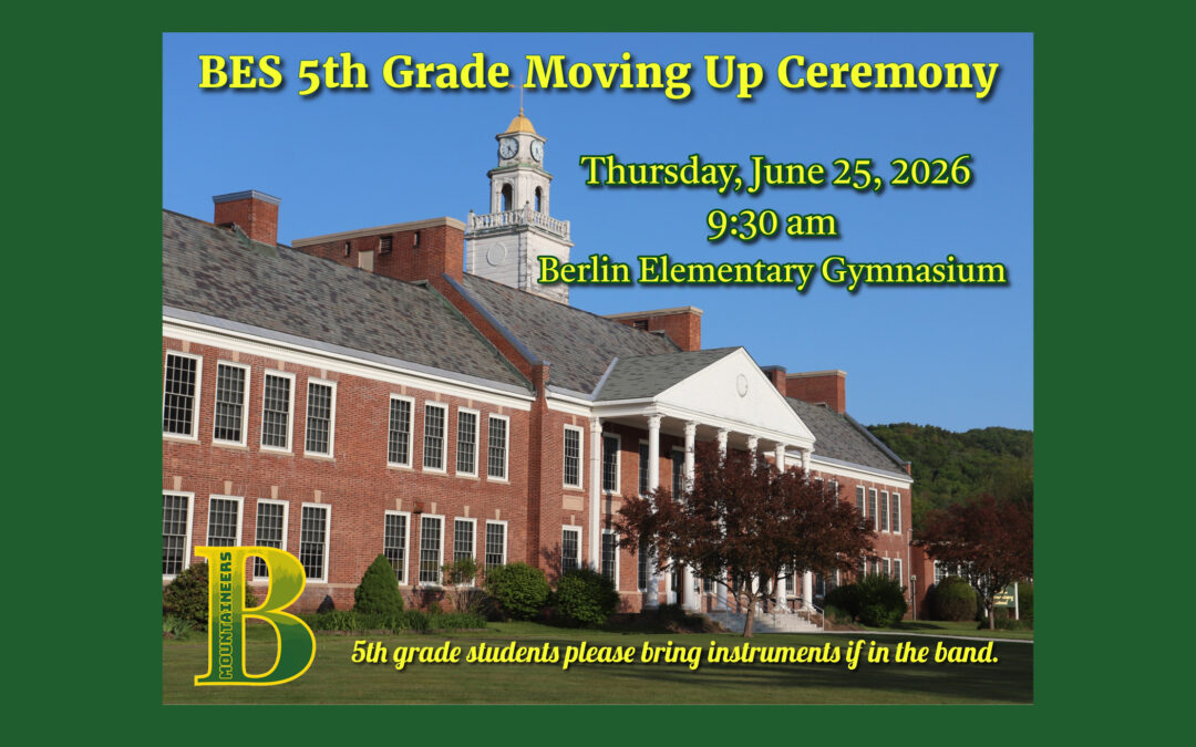 Save the Date: 5th Grade Moving Up 6/25
