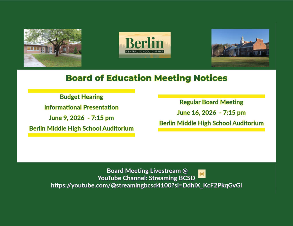 BOE Meeting Notice -Budget Revote Information