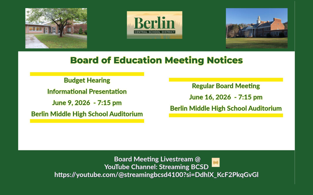 BOE Meeting Notice -Budget Revote Information