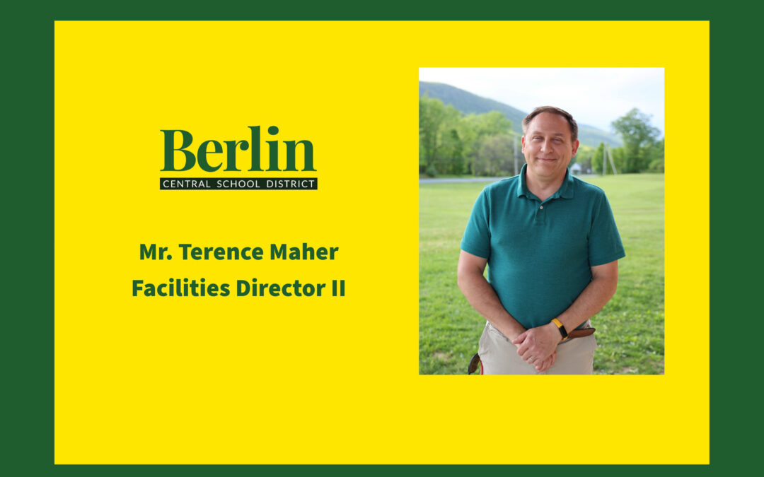 Welcome Berlin CSD Facilities Director II Terence Maher