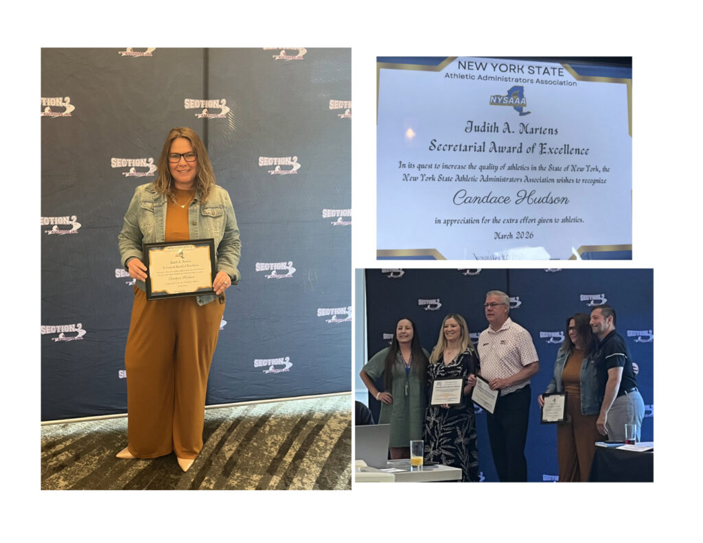 Mrs. Hudson Honored with Section II Judith A. Martens Secretarial Award of Excellence