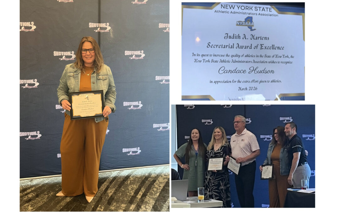 Mrs. Hudson Honored with Section II Judith A. Martens Secretarial Award of Excellence