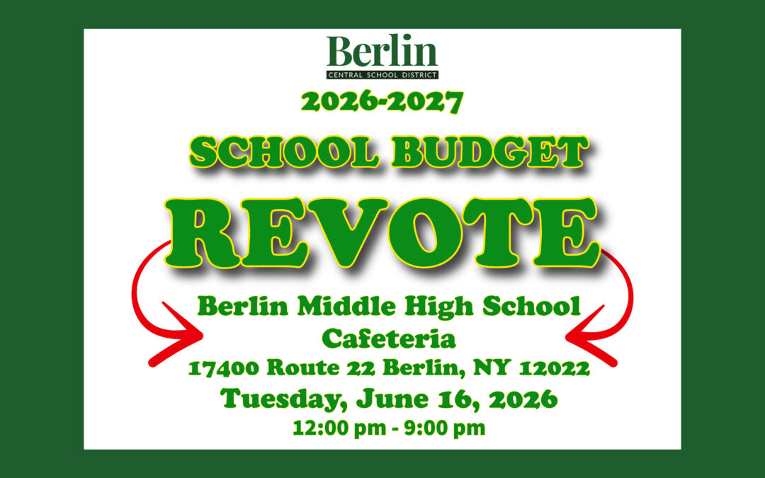2026-2027 School Budget Revote Information
