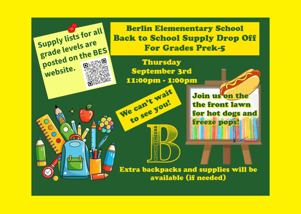 Important Back-to-School Message From BES Principal Cataldo