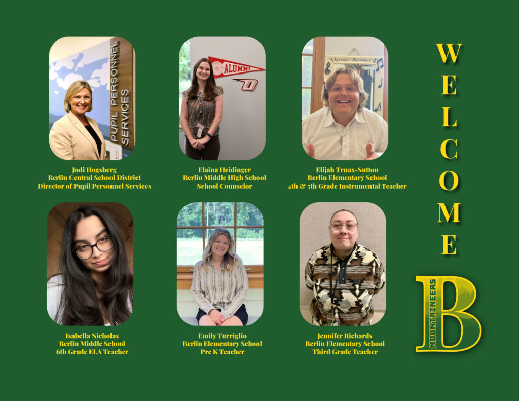 BCSD Welcomes New Staff